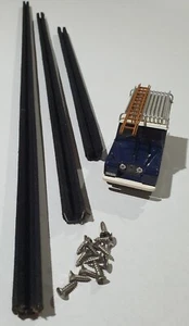 Land Rover Series 2 2a 3 Station Wagon Rear Window Channel Set Stainless Screws - Picture 1 of 3