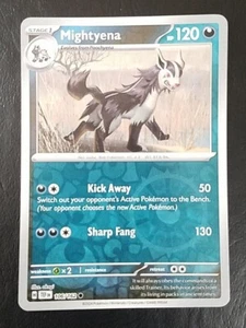 MIGHTYENA 106/162, REVERSE HOLO, POKEMON CARD (LP/NM) - Picture 1 of 5