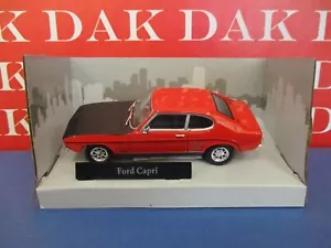 Die cast 1/43 Modellino Auto Ford Capri MKI rossa e nera by Cararama - Foto 1 di 4