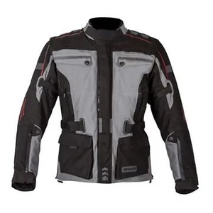 Spada Ascent V2 CE Textile Jacket Motorbike Motorcycle Waterproof Black Grey
