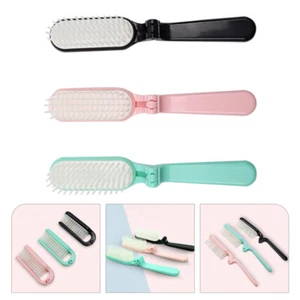 3 Pcs Travel Comb Man Miss Folding Brush Foldable Hair for Purse - Imagen 1 de 11