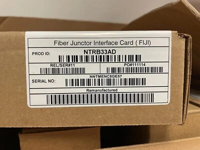 New OEM Northern Meridian NTRB33AD RLSE 16 Fiber Junction Interface Card - Image 1 of 2