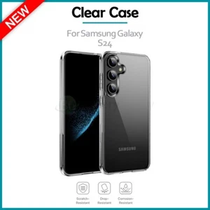Ultra Slim Protector Shockproof Phone Case CLEAR for Samsung Galaxy S24 - Picture 1 of 4
