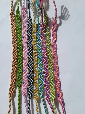 Freundschaftsarmband Freundschaftsband geknüpft Ethno Bunt geflochten - Bild 1 von 3