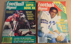 2 revistas Football Digest 1978 - Tony Dorsett, Craig Morton, usadas en muy buen estado - - Imagen 1 de 2