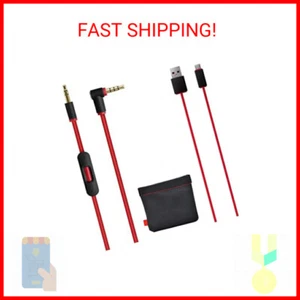 Original Replacement AUX Audio Cable Cord for Beats by Dre Headphones Solo/Studi - Picture 1 of 2