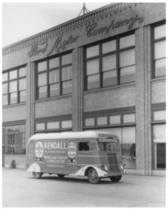 1938 Ford Coach Truck Press Photo 0564 - Kendall Motor Oil - Picture 1 of 1