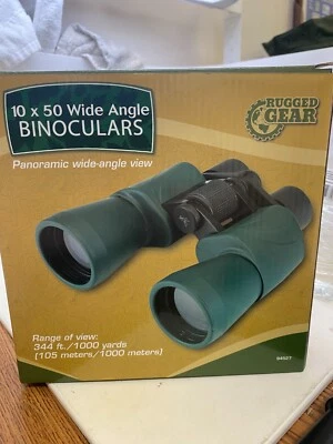 NEW Rugged Gear 10 X 50 Wide Angle Binoculars 94527 - Image 1 of 4