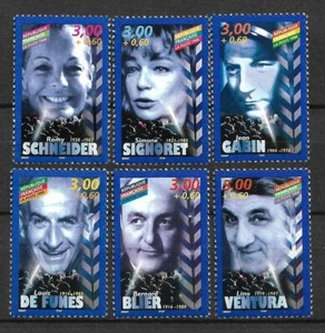 FRANCE 1998 - n° YT 3187-3192 - Personnages Célèbres - Acteurs du Cinéma MNH ** - Picture 1 of 1
