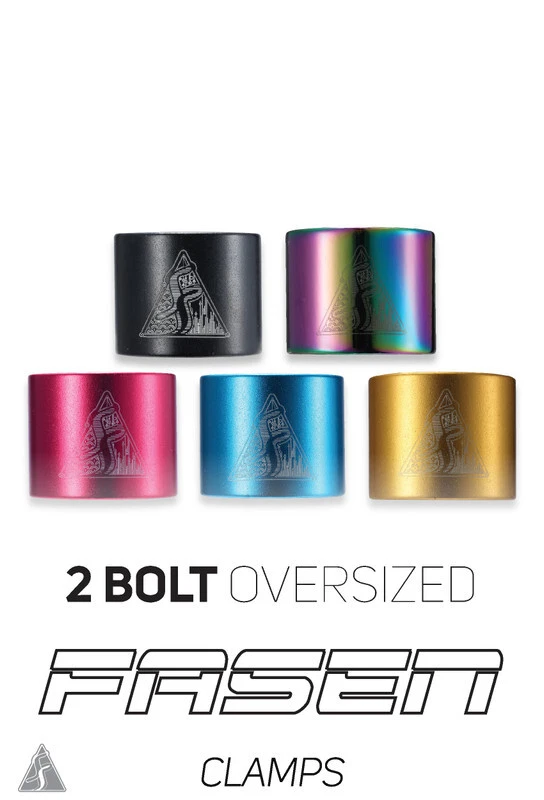 Abrazadera de gran tamaño Fasen 2 pernos *varios colores* Foto 1 de 1