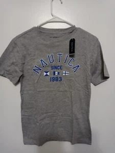 Boys L (14/16) Nautica Short Sleeve Shirt New With Tags - Picture 1 of 4