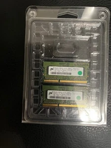 Micron 2GB PC3-8500S DDR3 RAM (2 x 1GB) MT8JSF12864HZ-1G101 LAPTOP MEMORY - Picture 1 of 2