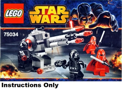 INSTRUCTIONS ONLY LEGO DEATH STAR TROOPERS 75034 manual book from set - Image 1 of 2