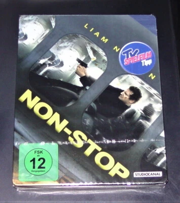 Non-Stop Con Liam Neeson Steelbook Blu Ray Envío Rápido Nuevo & OVP - Imagen 1 de 4