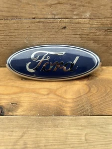 FORD F150 XLT Tailgate Blue Chrome 2004-16 Emblem Oval Badge - Picture 1 of 8