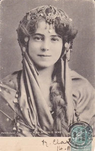 Schöne alte AK Schauspielerin Maggie May / Stempel 1904 - Picture 1 of 2