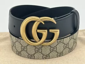 Neu Luxury Original GUCCI Herren Gürtel Marmont -400593- Gr-100 cm-9769 - Bild 1 von 5