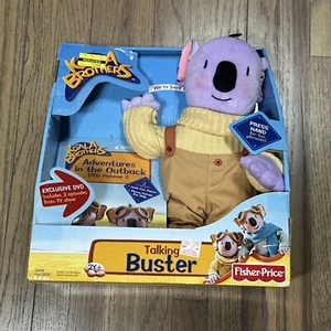 NOS VTG Koala Brothers Talking Buster Large Toys Plush Fisher Price K Mart DVD - Picture 1 of 18