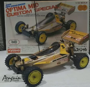 Kyosho Optima Mid Custom Special LWB Bodyshell Lexan Body Undertray By Penguin - Picture 1 of 4