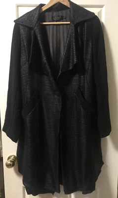 nicola waite black jacket/coat size 2 - image 1 of 4
