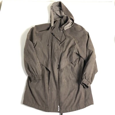 Classic Elements Mujer Chaqueta Capucha Extraíble Marrón Talla S 6-8 D95 Foto 1 de 4