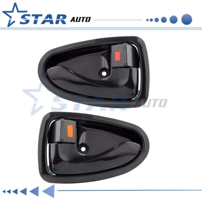 Manijas de puerta interiores delanteras aptas para Hyundai Accent 2000 2001 2002 2003-2006 Foto 1 de 4