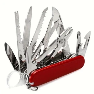Couteau pliant Multifonction Outdoor Multi-Tool Knife 17 in 1 Survie Camping - Imagen 1 de 4