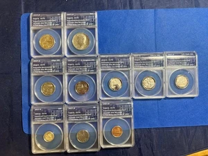 2017 S 225TH ANNIVERSARY ENHANCED ANACS EU70 FIRST STRIKE DENVER ANA RELEASE # - Picture 1 of 5