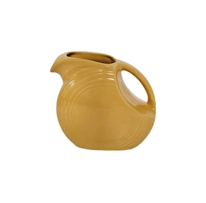 Brocca per succo piccola vintage giallo Fiestaware disco 6" Fiesta 28 oz - Foto 1 di 8