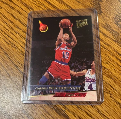 1993-94 Fleer Ultra Basketball ERROR NAME CARD Michael Adams / Weatherspoon - Image 1 of 2