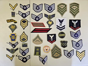 Lote de 38 parches de uniforme militar de Estados Unidos - Imagen 1 de 10