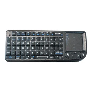 Rii Mini X1 Wireless Keyboard Touchpad Combo Black - Picture 1 of 2