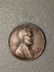 1945 No Mint Mark Lincoln Wheat Penny - Picture 1 of 2