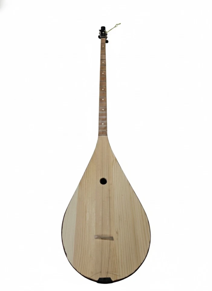 Strumento popolare tradizionale Dutar Dotar qualità uzbeka legno di gelso 19 tasti - Immagine 1 di 3