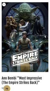 Anne Bembi Star Wars Empire Strikes Back Movie Poster Print #54/200 Bottleneck - Picture 1 of 2