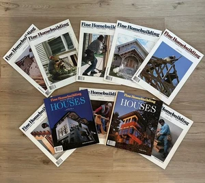 Lot 10 Various Years Fine Homebuilding Annual Issues HOUSES 1993-1997 Issues - Picture 1 of 12