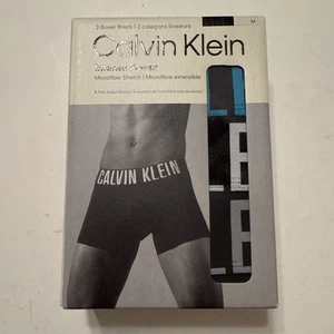 Calvin Klein Slip Uomo Intense Power Micro Boxer Confezione da 3, Nero Multi Medium - Foto 1 di 12