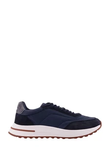 LORO PIANA Week End Walk $1085 Navy Blue Sneakers New & Authentic - Picture 1 of 5