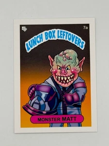 Lunch Box Leftovers After These Messages Series 2 #7a MONSTER MATT Base SSFC - Picture 1 of 3