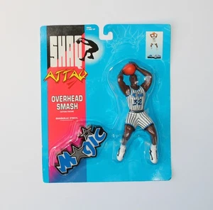 Shaquille O'Neal - Orlando Magic 1993 Overhead Smash figura de colección con soporte - Imagen 1 de 4