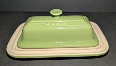 Le Creuset Green Palm? 1/4 lb Covered Butter Dish - Image 1 of 4