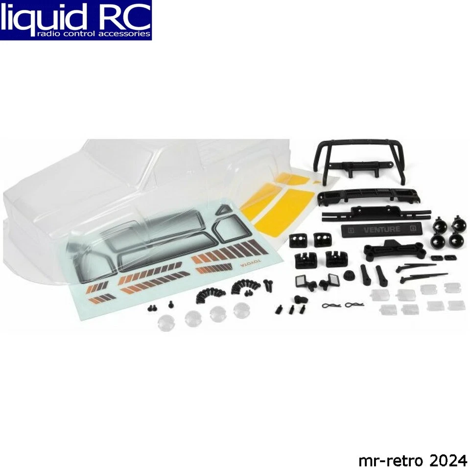 HPI Venture18 1/18 Toyota Hilux SR5 Body Set (Clear) HPI160850