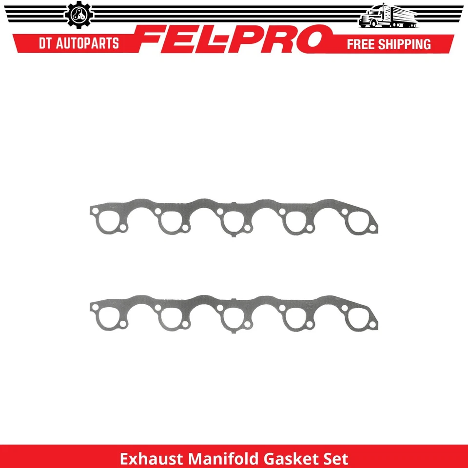 Juego de juntas de colector de escape Fel-Pro 1995 para Dodge Ram 2500 1994-2003 8,0 L V10 Foto 1 de 1