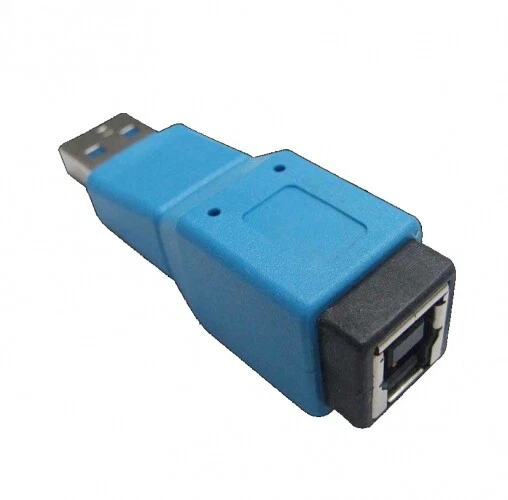 USB 3.0 Adapter Type A Male to Type B Female Cable in Blue - Image 1 of 1