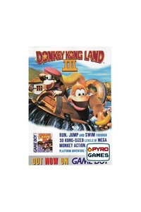 Donkey Kong Land III (1997) - Nintendo Game Boy - Framed Real Magazine Advert... - Picture 1 of 1