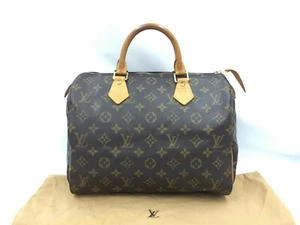 Auth Louis Vuitton Vintage Monogram Speedy 30 Hand Bag 1F090030n" - Picture 1 of 11