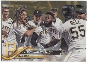 PIRATES TEAM 2018 Topps Series 2 GOLD Parallel #/2018 - PITTSBURGH PIRATES- #542 - Picture 1 of 1