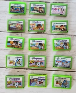LeapFrog Leap Frog Leapster Explorer Games YOU PICK Toy Story Minnie Spongebob - Picture 1 of 6
