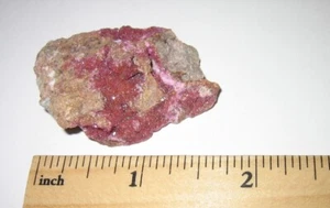 1,5" SCHÖNER KLEINER NATÜRLICHER ROSA COBALTO CALCIT KRISTALL CLUSTER KONGO ~ 14,1g - Bild 1 von 5