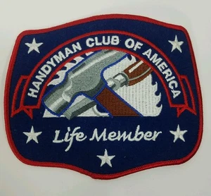Handyman Patch-Handy Man Club of America Lifet Member Z3 - Imagen 1 de 1